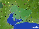 愛知県のアメダス実況(日照時間)(2024年08月06日)