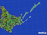 道東のアメダス実況(日照時間)(2024年08月06日)