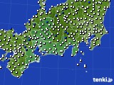 東海地方のアメダス実況(風向・風速)(2024年08月06日)