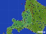 道央のアメダス実況(日照時間)(2024年08月07日)