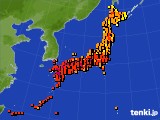 アメダス実況(気温)(2024年08月07日)