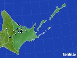 道東のアメダス実況(降水量)(2024年08月09日)