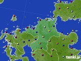福岡県のアメダス実況(日照時間)(2024年08月09日)