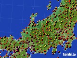 2024年08月09日の北陸地方のアメダス(気温)