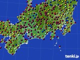 東海地方のアメダス実況(日照時間)(2024年08月10日)