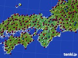 近畿地方のアメダス実況(日照時間)(2024年08月10日)