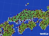 中国地方のアメダス実況(日照時間)(2024年08月10日)