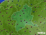 群馬県のアメダス実況(日照時間)(2024年08月10日)