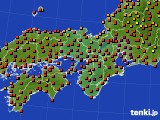 2024年08月10日の近畿地方のアメダス(気温)