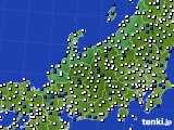 北陸地方のアメダス実況(風向・風速)(2024年08月10日)