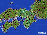 近畿地方のアメダス実況(日照時間)(2024年08月11日)