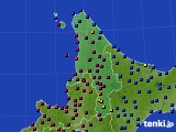 道北のアメダス実況(日照時間)(2024年08月11日)