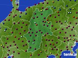 長野県のアメダス実況(日照時間)(2024年08月11日)