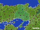 兵庫県のアメダス実況(日照時間)(2024年08月11日)