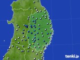 岩手県のアメダス実況(降水量)(2024年08月12日)