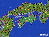 四国地方のアメダス実況(日照時間)(2024年08月12日)
