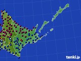 道東のアメダス実況(日照時間)(2024年08月12日)