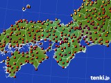 2024年08月12日の近畿地方のアメダス(気温)