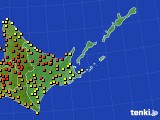 道東のアメダス実況(気温)(2024年08月12日)
