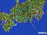 東海地方のアメダス実況(日照時間)(2024年08月13日)