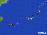 沖縄地方のアメダス実況(日照時間)(2024年08月14日)