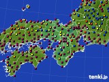 近畿地方のアメダス実況(日照時間)(2024年08月14日)