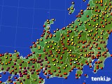 2024年08月14日の北陸地方のアメダス(気温)