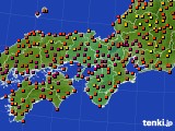 2024年08月14日の近畿地方のアメダス(気温)