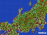 2024年08月15日の北陸地方のアメダス(気温)