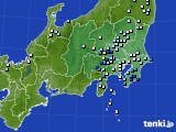 2024年08月16日の関東・甲信地方のアメダス(降水量)
