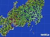 関東・甲信地方のアメダス実況(日照時間)(2024年08月16日)