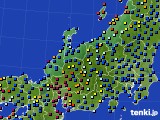 北陸地方のアメダス実況(日照時間)(2024年08月16日)