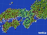 近畿地方のアメダス実況(日照時間)(2024年08月16日)