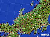 2024年08月16日の北陸地方のアメダス(気温)