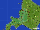 道央のアメダス実況(気温)(2024年08月16日)