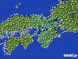 近畿地方のアメダス実況(風向・風速)(2024年08月16日)