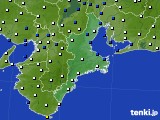 三重県のアメダス実況(風向・風速)(2024年08月16日)