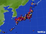 2024年08月17日のアメダス(日照時間)