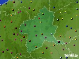 群馬県のアメダス実況(日照時間)(2024年08月17日)