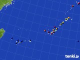 沖縄地方のアメダス実況(日照時間)(2024年08月18日)