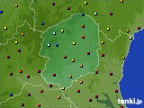 2024年08月18日の栃木県のアメダス(日照時間)