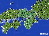 近畿地方のアメダス実況(風向・風速)(2024年08月18日)