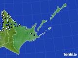 道東のアメダス実況(降水量)(2024年08月19日)