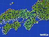 近畿地方のアメダス実況(日照時間)(2024年08月19日)