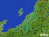 新潟県のアメダス実況(日照時間)(2024年08月19日)