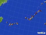 沖縄地方のアメダス実況(気温)(2024年08月19日)