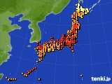 アメダス実況(気温)(2024年08月19日)