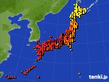 アメダス実況(気温)(2024年08月22日)