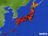 アメダス実況(気温)(2024年08月23日)