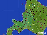 道央のアメダス実況(日照時間)(2024年08月24日)